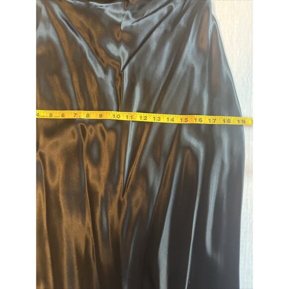 All That Jazz Dress Womens 11/12 Black Velvet Satin Maxi Formal Zip Y2K 90’s - Picture 8 of 9